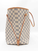 Louis Vuitton Neverfull Gm Tote Bag In Damier Azur Coated Canvas Fw0125exzdu