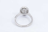 14k White Gold 1.53ctw Lab Grown Diamond Ring 3.4 Grams Size 4.25 Eb0624irxdu