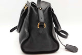 Alexander Mcqueen Black Leather Satchel Bag Eb1026oxzde