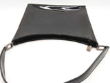 Salvatore Ferragamo Black Patent Leather Shoulder Bag As Is Condition Do0426orde