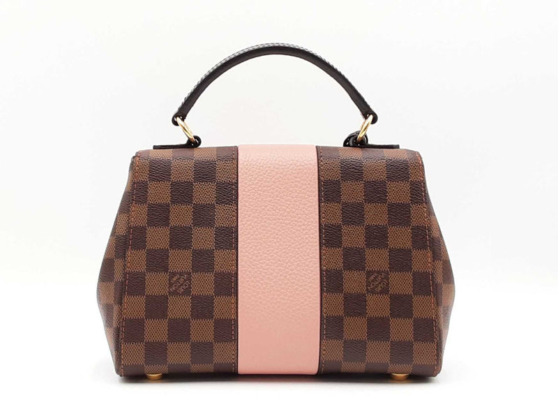 Louis Vuitton Bond Street Handbag In Damier Ebene & Magnolia Pink Fw0825rrxdu