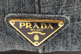 Prada Canapa Denim Tote Bag Eb0326ocrdu