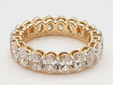 3.70cttw Lab Grown Diamonds 14k Yg 3.07g Eternity Band Size 5.5 Do0326llxzde