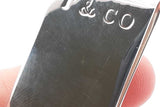Tiffany & Co. 1837 925 Sterling Silver Money Clip 21.3 Grams Eb0226rxsa