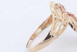 14k Yellow Gold Rose Filigree Ring 3.1 Grams Size 8.75 Eb0626lexde