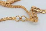 22k Yellow Gold Floral Choker Necklace 32.1 Grams 15 Inch Eb0426wixzsa