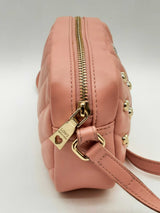 Love Moschino Quilted Heart Pink Leather Crossbody Bag Do1224wxde