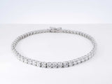 5.10 Cttw Lab-grown Diamond & 14k Gold Tennis Bracelet 6.9g 7 Inch Fw0326lpxzdu