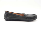 Coach Marley Driving Loafers In Black Pebbled Leather Size 9.5 Fw0826ozdu