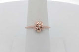 Na Hoku 14k Rose Gold Plumeria Flower Ring With A Diamond 1.7 Grams Size 6.75 Eb0926lxrsa