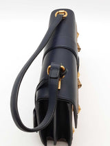 Gucci Red, White & Blue Leather Cat Lock Top Handle Bag Eb0326rrxde