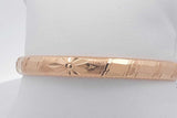 18k Yellow Gold Bangle Bracelet With Charms 14.4 Grams Eb0226crxsa