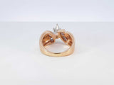 0.92 Cttw Diamond & 14k Yellow Gold Bypass Ring 7.8 Grams Size 6.5 Fw0925lrxzdu