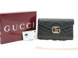Gucci L Gg Marmont Shoulder Bag Black Aa0926irzsa