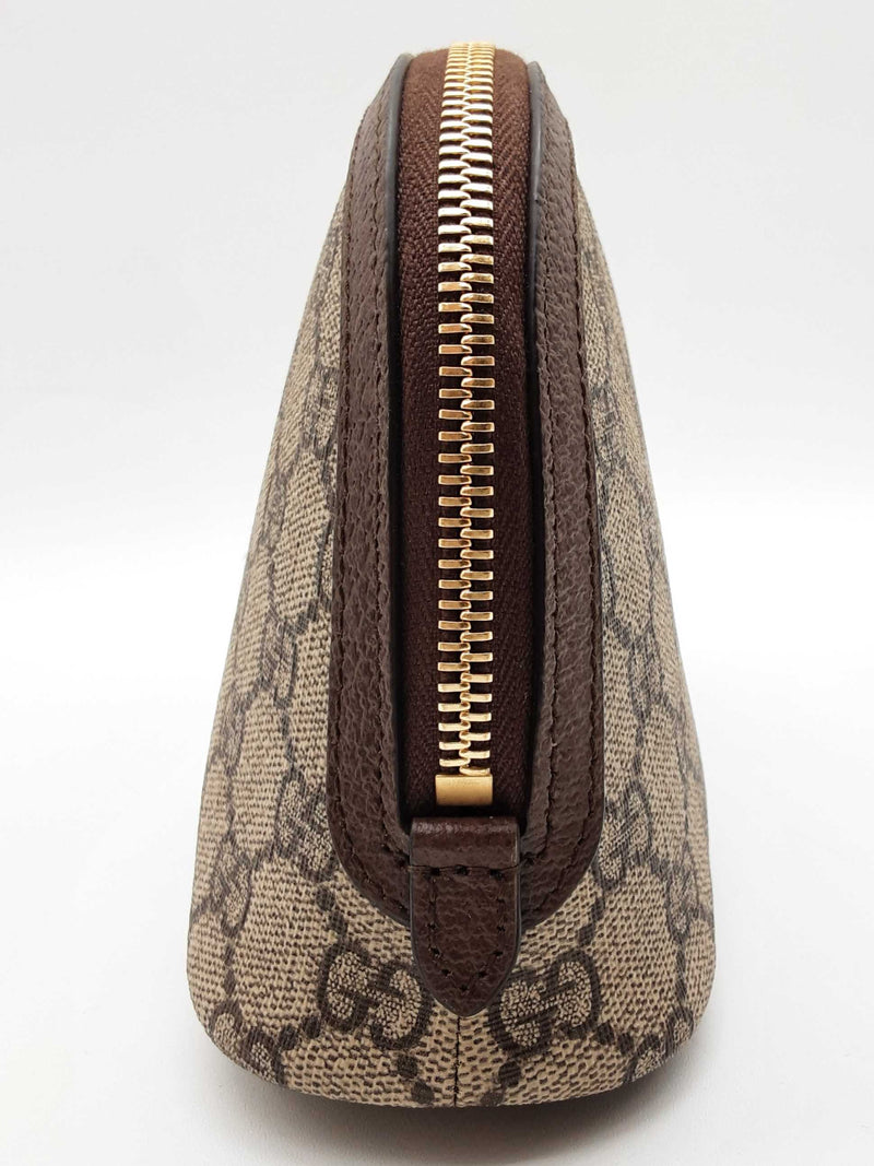 Gucci 625551 Ophidia Tan Gg Supreme Coated Canvas Cosmetics Pouch Do0325rxzde