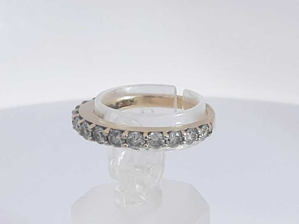 0.56 Cttw Diamond 10k Yellow Gold Wedding Band 2.5 Grams Size 6.5 Aa0825lrzsa