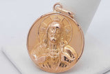 10k Yellow Gold Jesus & Mary Pendant 4.3 Grams Eb0726oxzsa