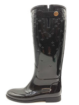 Louis Vuitton Embossed Monogram Drop Rubber Boots Size 40 Eb1225pxzde