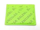 Balenciaga Perforated Logo Acid Green Leather Card Holder Sd0826wxde