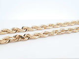 Solid 10k Yellow Gold Rope Chain 116.6 Grams 30 Inch Fw0825pzxzdu