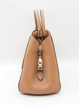 Louis Vuitton Montaigne Handbag In Beige Monogram Empreinte Leather Fw0926cexdu