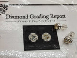 2.0 Ctw Diamonds 18k White Gold 1.6g Stud Earrings Do1124lixzde