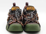 Gucci Flashtrek Sega Green Shoes Size 35 Aa0826lzxsa