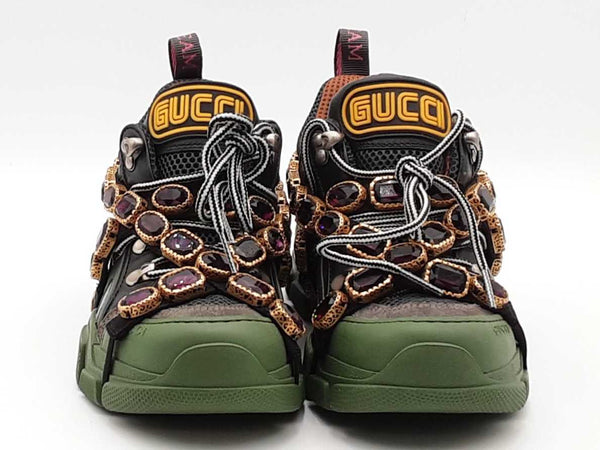 Gucci Flashtrek Sega Green Shoes Size 35 Aa0826lzxsa – Max Pawn