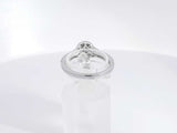 0.54 Cttw Diamond 14k White Gold Ring 3.6 Grams Size 6.5 Aa0725pxzsa
