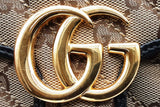 Gucci Diagonal Quilted Gg Monogram Canvas Marmont Shoulder Bag Eb0526irxde