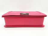 Chanel Boy Bag Hot Pink Quilted Lambskin Leather Shoulder Bag Do0925wxzxde