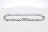 1.80 Cttw Diamond & 14k White Gold Curb Link Bracelet 12.1g 8 Inch Fw1025srxdu