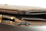Saint Laurent Chevron Quilted Leather Cassandre Bifold Wallet Eb0326llrdu