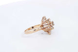 Diamond Ring In 14k Yellow Gold 4.6 Grams Size 6.75 Eb1224lrxsa