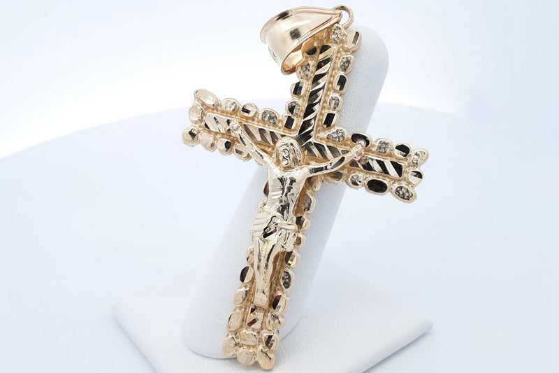 10k Yellow Gold Crucifix Pendant 7.8 Grams Eb1024orrsa