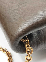 Yves Saint Laurent Cassandre Pouch Shoulder Bag In Grained Lambskin Fw0926wrxdu