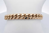 10k Yellow Gold Cuban Link Bracelet 22.5 Grams 9 Inch Eb0626llxzdu