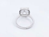 Lab Grown Cushion Cut Center Diamond 6ctw In 14k White Gold 4.6g Eb0623iprx