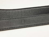 Saint Laurent Black Belt With Silver Tone Buckle Fw0724rxdu