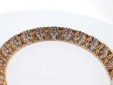 18k Two Tone Gold Diamond Omega Chain Necklace 102.8 Grams 16 Inch Eb0426cxxzsa
