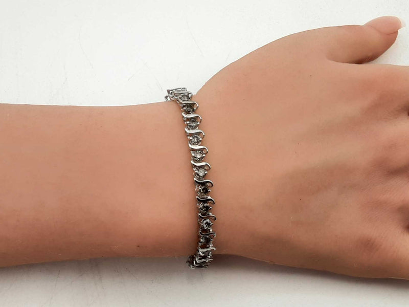 5.25ctw Diamonds 10k 10 Grams Bracelet 7 Inch Sd0825plrsa