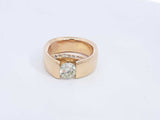 Diamond Approx. 1.14ctw Ring In 18k Yellow Gold 15.95 Grams Sz 4.5 Eb1023oxxzsa