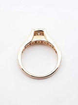 0.55 Cttw Diamond & 14k Yellow Gold Engagement Ring 4.3 Grams Size 7 Fw0226owrdu