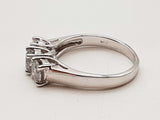 0.75 Cttw Natural Diamonds 14k White Gold 3.7g Ring Size 7 Do0326pixde