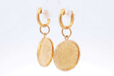 Gold Liberty Coin Earrings In 22k Yellow Gold Settings 9.81 Grams Eb1024rxzsa