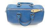 Louis Vuitton Toledo Blue Epi Leather Speedy Bag Sd1026wcrdu