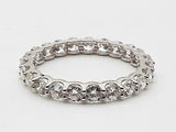 1.61 Cttw Lab Grown Diamonds 14k White Gold 1.47g Ring Size 6 Do0726porde