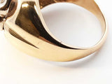 0.70 Cttw Diamond & 14k Yellow Gold Cluster Ring 10 Grams Size 6.5 Fw0826ixzdu