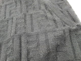 Fendi Logo Embossed Black Zipper Jacket Do0425rxzde