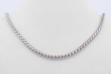 18k White Gold Chain With 14k Clasp 12.6 Grams 18 Inch Eb1225rxzdu